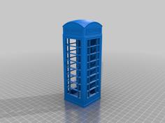 London Phone Booth 3D Printer Model