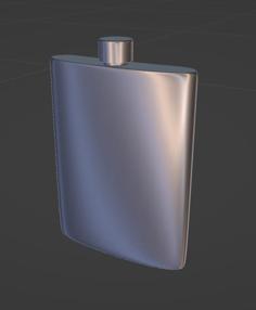 Hip Flask – Whiskey, Liquor Pocket Bottle 3D Printer Model