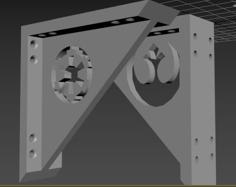 Star Wars Shelf Brackets 3D Printer Model