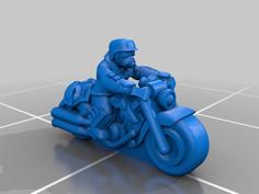 6mm Empire Star Army, Acadian Bikers 3D Printer Model