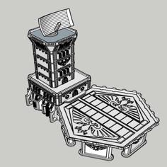 Adeptus Titanicus – Landing Pad -Intact 3D Printer Model