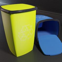 Desk Garbage Can | Vase Mode 3D Printer Model