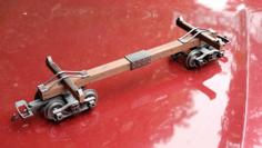 G Scale Skeleton Log Car Type 2 3D Printer Model