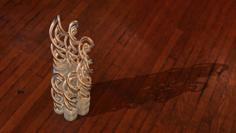 Spiral Complex Trophy 3D Printer Model