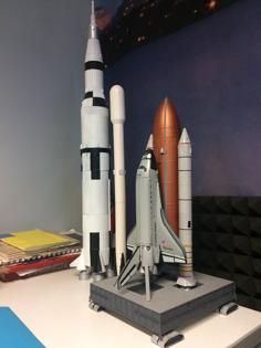 SpaceX Falcon 9 – 1/144 Scale 3D Printer Model