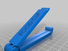 Small Bag Clip – Customizable On Request 3D Printer Model