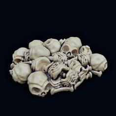 Zeta-Reticulan Bone Pile 3D Printer Model