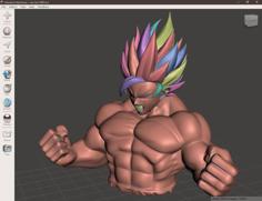 Goku Tronco 3D Printer Model