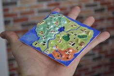 Pocket Size Fortnite Map Season 6 3D Printer Model