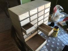 Laser Cut Parametric Organizer 3D Printer Model