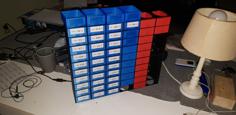 Component Drawer Rack. (modules) 3D Printer Model