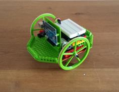 Modular Platform To Experiment With Arduino On A Lego Motor Based Robot Platform. 3D Printer Model