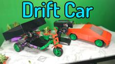 3 Wheel Drift Car 3D Printer Model