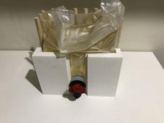 Boxed Wine Bag Holder 3D Printer Model