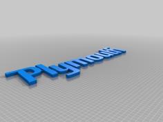 Plymouth Logo 3D Printer Model