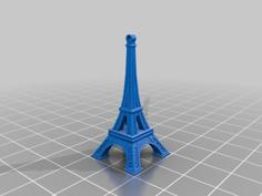 Eiffel Tower Keychain 3D Printer Model