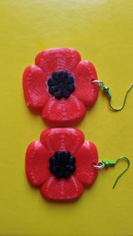 Poppy Earrings 3D Printer Model