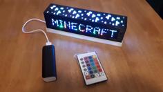 Minecraft Style Lamp 2 3D Printer Model