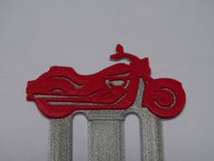 Motorbike Bookmark 3D Printer Model