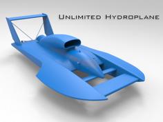 Unlimited Hydroplane 3D Printer Model