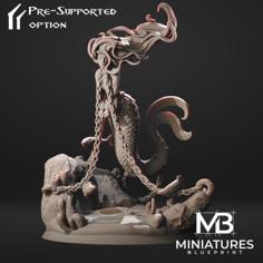 Chained Mermaid 3D Printer Model