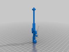 Transformers 5mm Sniper Rifle Compatible 3D Printer Model