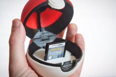 Pokeball Inset For DS Gamecard 3D Printer Model