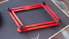 Angle Measuring Tool With Ruler 3D Printer Model