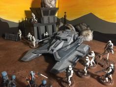 TX 130s Imperial Tank (Star Wars Legion Scale) 3D Printer Model