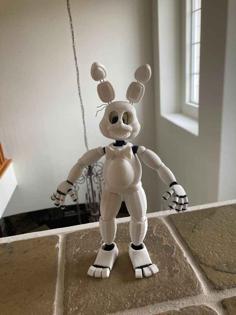 Fully Poseable Toy Bonnie / Shadow Bonnie / White Rabbit 3D Printer Model