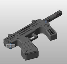 Lego Gun6 3D Printer Model