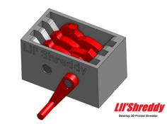 Lil Shreddy – Desktop 3D Printed Shredder – (No Supports) 3D Printer Model