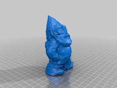 Low Poly Gnome 3D Printer Model