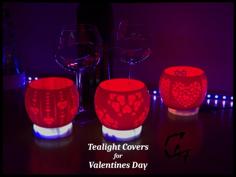 Tealight Covers For Valentine’s / Women’s / Mother Day 3D Printer Model