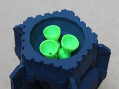 Rockets For Drop Pod Wargaming Type Models 3D Printer Model