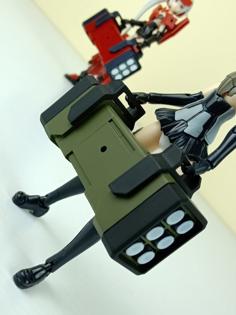 Frame Arms Girl Compatible Portable Grenade Launcher 3D Printer Model