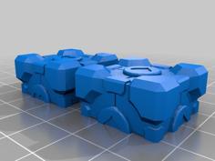 Divided Weighted Companion Cube 3D Printer Model