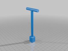 Square Nut Tool 3D Printer Model