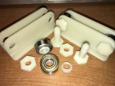 Bolt And Bushing Set For SMALL SPOOLHOLDER By JohnSL 3D Printer Model