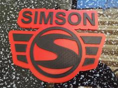 Simson Logo 3D Printer Model