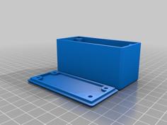 Customizable Project Box With Lid Screws 3D Printer Model