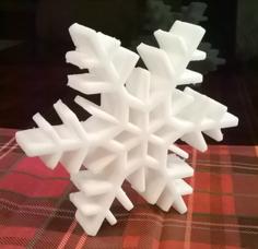 Christmas Snowflake Soap Mold 3D Printer Model