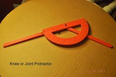 Knee And Joint Protractor – Goniometer – Repaired 1.29.2017 3D Printer Model