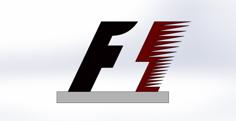 Formula 1 Logo 3D Printer Model