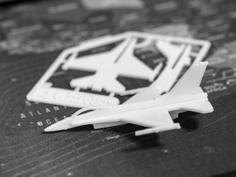 F16 Fighting Falcon Kit Card 3D Printer Model