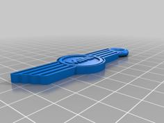 Mini Cooper Keychain 3D Printer Model