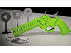 3D Printable RUBBER BAND GUN 3D Printer Model