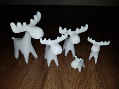 Deer Decoration – Printer Friendly 3D Printer Model