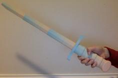 Collapsing Sword 3D Printer Model