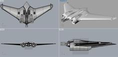 Dieselpunk Jet Fighter 3D Printer Model